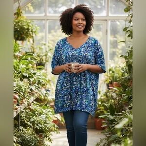 Unbranded soft and stretchy summer tunic, beautiful colours